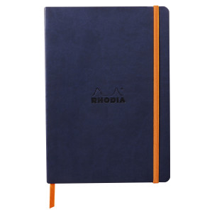 Rhodia Softcover Notebook - A5 - Midnight - Dotted